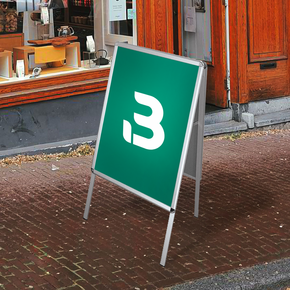 Aluminium stand sign frame