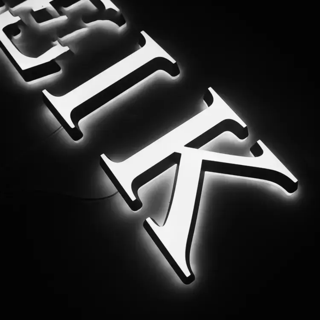 Front and Back-Lit Letters